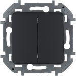 Выключатель двухклавишный Legrand Inspiria 673623