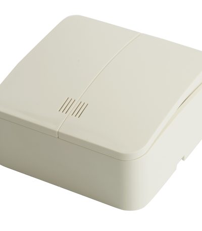 Выключатель двухклавишный с индикатором Stekker София MSW10-21-04 49476