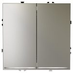 Выключатель двухклавишный с подсветкой Voltum S70 VLS020204