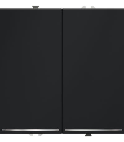 Выключатель двухклавишный с подсветкой Voltum S70 VLS020207