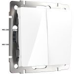 Выключатель двухклавишный с самовозвратом Werkel 4690389192319 W1122401 a062572