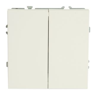 Выключатель двухклавишный Stekker Эмили RSW10-5111-01 50162