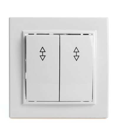 Выключатель двухклавишный Stekker Эрна 39919