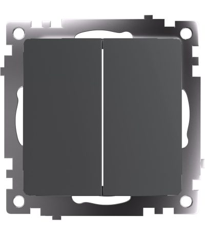 Выключатель двухклавишный Stekker Катрин GLS10-7104-06 49411