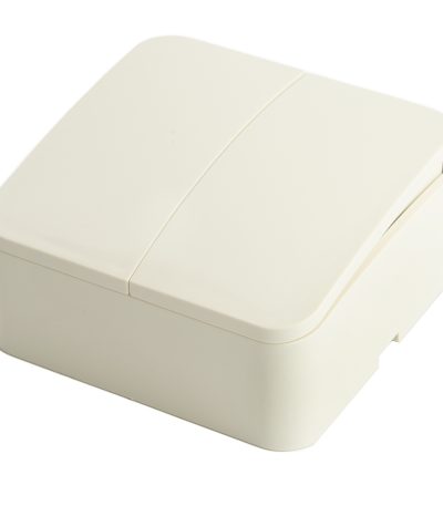 Выключатель двухклавишный Stekker София MSW10-20-04 49474