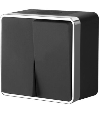 Выключатель двухклавишный влагозащищенный Werkel Gallant 4690389164286 W5020235