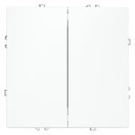 Выключатель двухклавишный Voltum S70 VLS020102