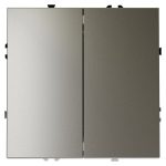 Выключатель двухклавишный Voltum S70 VLS020104