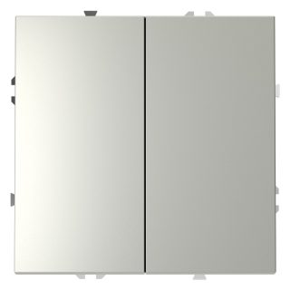 Выключатель двухклавишный Voltum S70 VLS020105