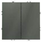 Выключатель двухклавишный Voltum S70 VLS020106