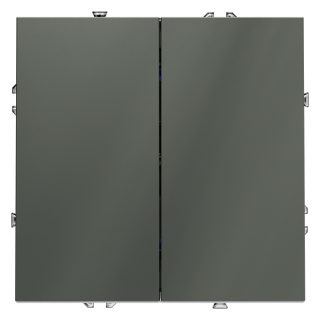 Выключатель двухклавишный Voltum S70 VLS020106