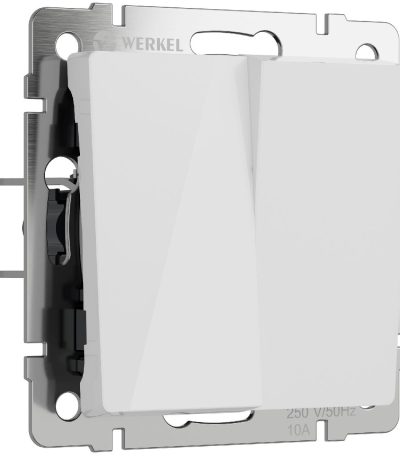 Выключатель двухклавишный Werkel 4690389197277 W1120041 a064002