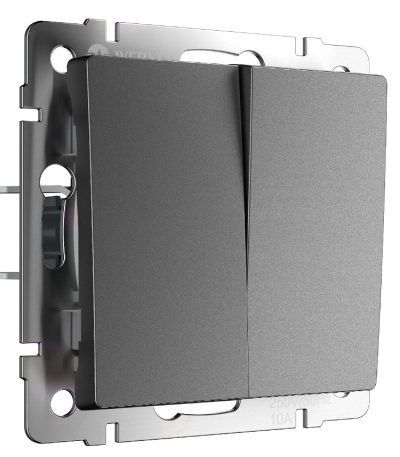 Выключатель двухклавишный Werkel W1120064 4690389194351 a063098