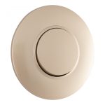 Выключатель круглый одноклавишный с рамкой Arte Milano SET08-1-30-1 shampan