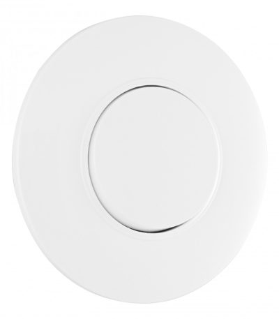 Выключатель круглый одноклавишный с рамкой Arte Milano SET08-1-30-1 white