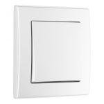 Выключатель одноклавишный Arte Milano SET06-1-30-1 silver