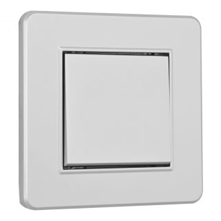 Выключатель одноклавишный Arte Milano SET16-1-30-1 silver