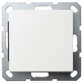 Выключатель одноклавишный Jasmart в комплекте с накладкой 10A 250V белый глянцевый G3011W