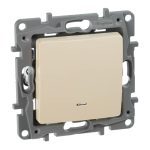 Выключатель одноклавишный Legrand Etika 10A 250V с подсветкой слоновая кость 672303