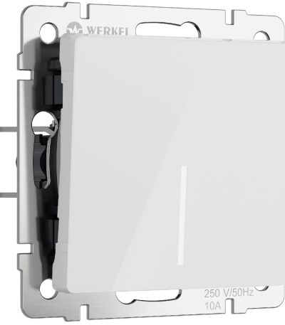 Выключатель одноклавишный проходной с подсветкой Werkel 4690389197260 W1112141 a064001