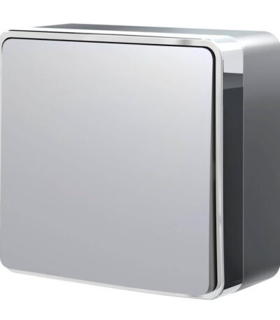 Выключатель одноклавишный проходной Werkel Gallant серебряный W5012006 4690389167096