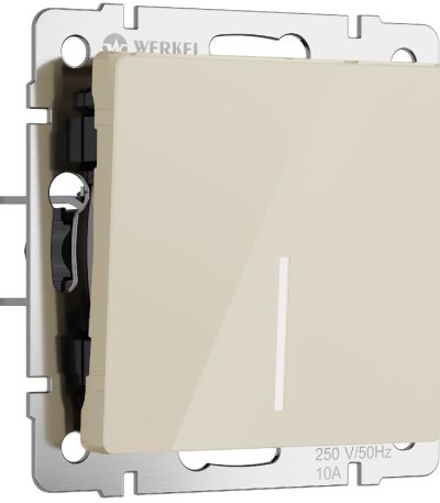 Выключатель одноклавишный с подсветкой Werkel 4690389196997 W1110143 a064053