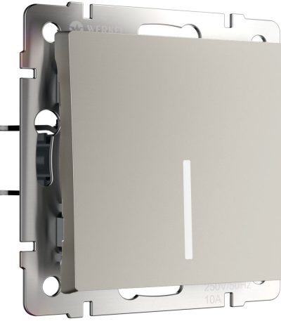 Выключатель одноклавишный с подсветкой Werkel W1210104 4690389211867 a069448