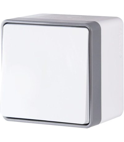 Выключатель одноклавишный влагозащищенный Werkel Gallant 4690389163920 W5010201