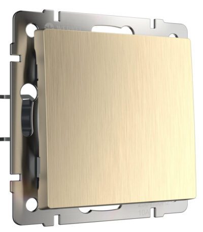 Выключатель одноклавишный Werkel шампань рифленый W1110010 4690389159992