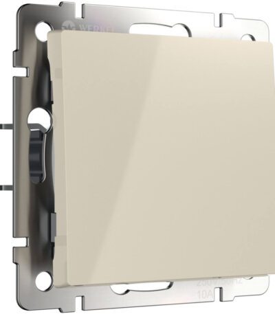 Выключатель одноклавишный Werkel слоновая кость W1110003 4690389155529