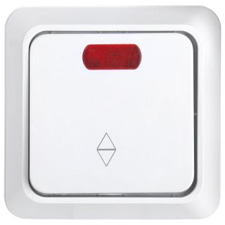 Выключатель (переключатель) 1-клавишный General Альфа 477005