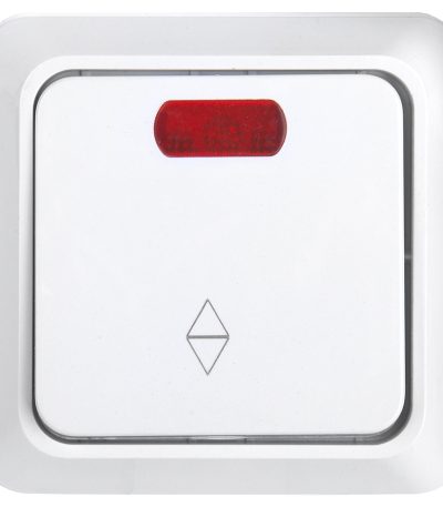 Выключатель (переключатель) 1-клавишный General Альфа 477005