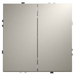 Выключатель с самовозвратом двухклавишный Voltum S70 VLS020603