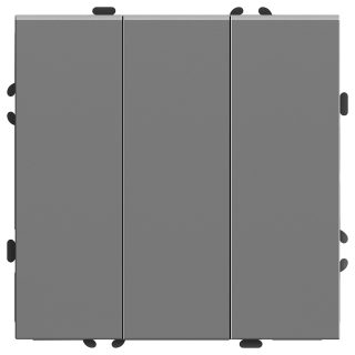 Выключатель трехклавишный Stekker RSW10-5108-10 Эмили 49948