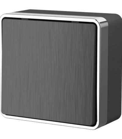 Выключатель Werkel Gallant графит рифленый 4690389164071