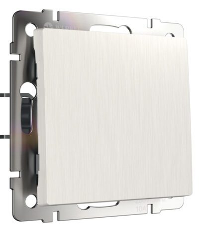 Выключатель Werkel одноклавишный проходной перламутровый рифленый W1112013 4690389160820