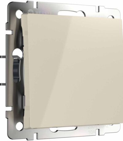 Выключатель Werkel одноклавишный слоновая кость W1112003 4690389155567