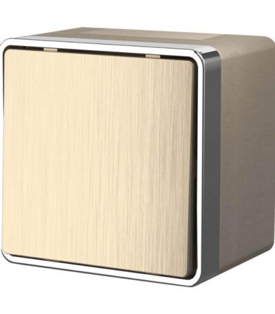 Выключатель Werkel одноклавишный влагозащищенный Gallant шампань рифленый W5010210 4690389164026