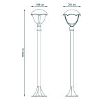 Уличный светильник Gauss Aura GD030