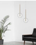 Подвесной светильник Delight Collection Ball Sola 9217P/D200 gold