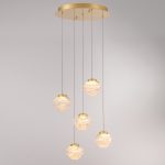 Подвесной светильник Delight Collection MD25030003-5A gold/clear