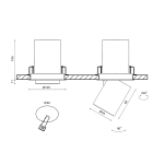 Спот DesignLed SPL-R1-12-WW 002331