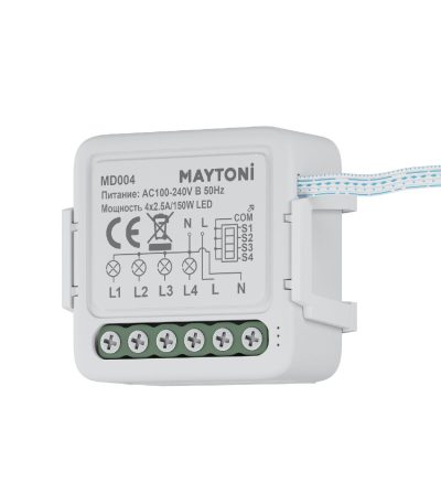 W-Fi выключатель четырехканальный Maytoni Smart home MD004