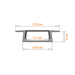 Профиль встраиваемый Wolta WAP-I 22/6/2000-B