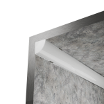 Профиль алюминиевый угловой накладной Wolta WAP-S-16/16/2000-A