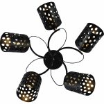 Потолочная люстра Reluce 01385-0.3-05 BK+FGD