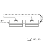 Встраиваемый светильник Wolta Luce WDL-GX53/06BL-02