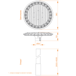 Уличный консольный светильник Wolta WGLY-70W/01