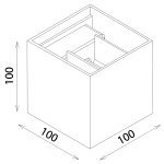 Уличный настенный светодиодный светильник Elektrostandard 1548 Techno LED Winner 4690389106279