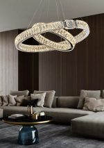 Подвесная люстра Delight Collection D8010P/2R/D800+600 silver